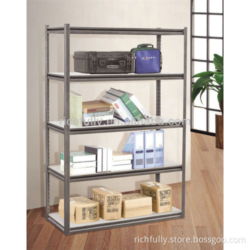 Low price Warehouse Storage Angle Iron Shelving with MDF Sheet